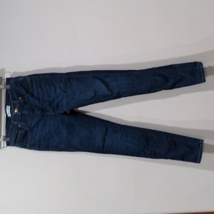 Madewell Women's Hayes Wash Indigo Blue 10" High Rise Skinny Jeans Size 25 EUC